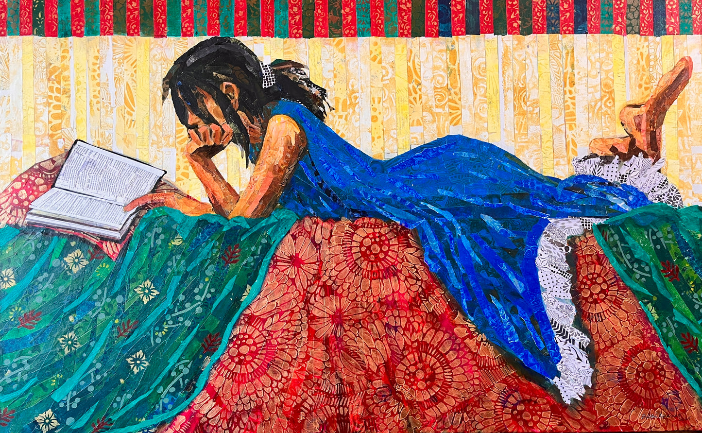 Girl with a book