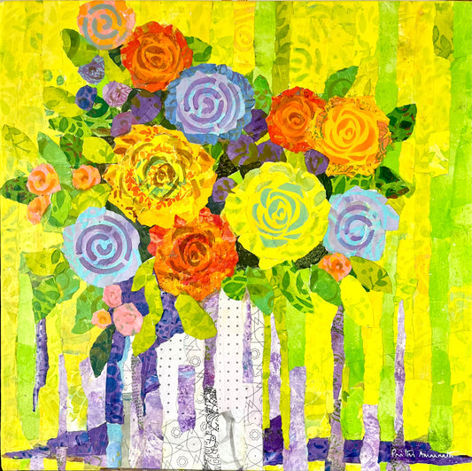 Commissioned- Vibrant Blooms- 2